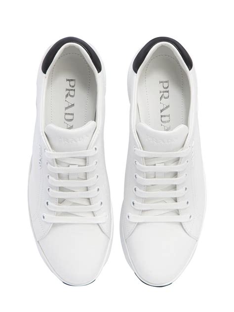 prada blanche|prada sneakers.